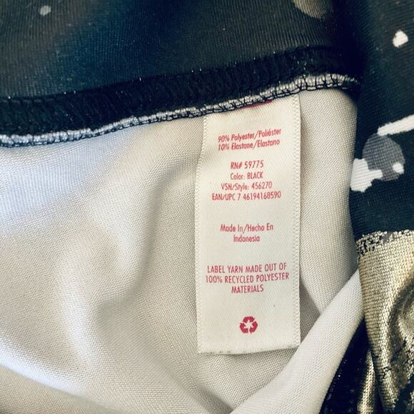 J Sport Patterned Lace-Up Full-Length Leggings - Picture 4 of 7